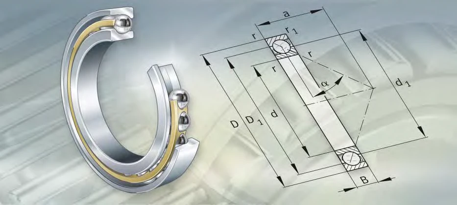 718950-MPB Single row angular contact ball bearings 718950-MPB Single row angular contact ball bearings